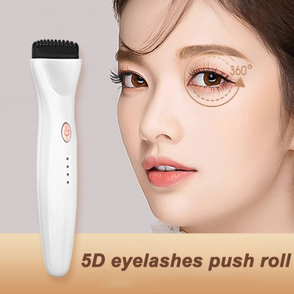 Portable 5D Heated Eyelash Curler – 3 Modes for Long-Lasting Lift
