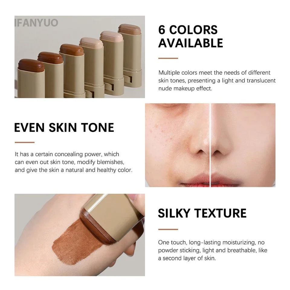 Tinted Cream Stick – Smooth, Moisturizing & Acne-Covering Makeup