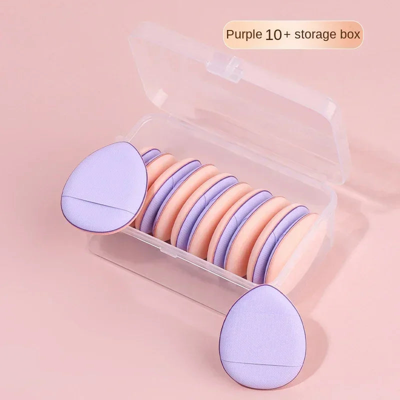 Mini Finger Puff Makeup Tools – 10pcs Foundation & Concealer Sponges