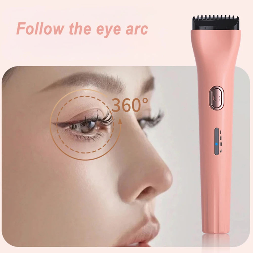 Portable 5D Heated Eyelash Curler – 3 Modes for Long-Lasting Lift